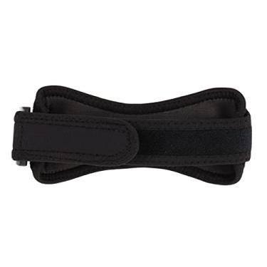 Imagem de Apoio de joelho, borda de crimpagem triangular Alça de compressão elástica espessa livremente ajustável para fixar a patela e protegê-la