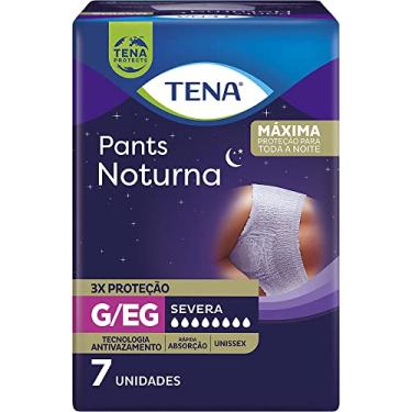 Imagem de Tena Pants Noturna, Roupa Íntima para Incontinência Urinária, G/EG - 7 unidades