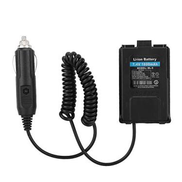 Imagem de Eliminador de bateria, adaptador de carregador de carro resistente à corrosão de 12V para UV-5R UV-5RA UV-5RA+ radiofrequência de bateria de carro Walkie Talkie
