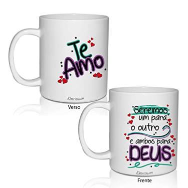 Imagem de CANECA POLICARBONATO BRANCA 300 ML SEREMOS UM PARA O OUTRO