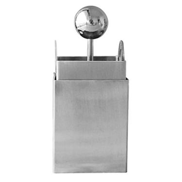 Imagem de Fenteer Cortador de tofu quadrado filiforme cortador de aço inoxidável ferramenta de cozinha DIY