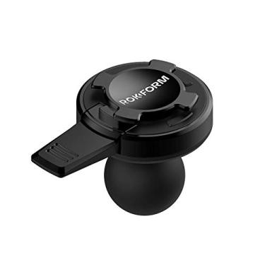 Imagem de Rokform – Suporte universal de telefone para motocicleta, adaptador esférico de 2,5 cm, prende com segurança qualquer capa com trava de alavanca de alumínio, suporte de telefone para bicicleta (preto)