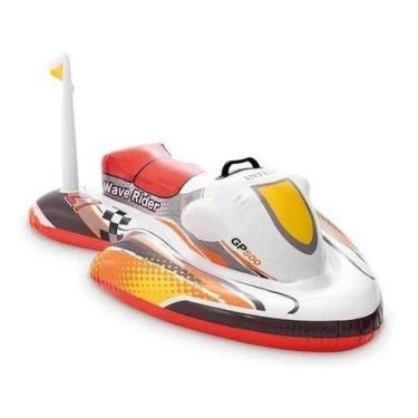 Imagem de Boia Inflável Bote Jet Ski Infantil Intex Para Crianças