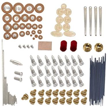 Imagem de Cheerock Kit de reparo de saxofone alto alto peças de reparo de saxofone alto incluindo parafusos, almofada de furo de som, rolos de agulhas de mola, ferramentas faça você mesmo