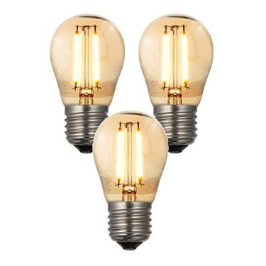 Imagem de 3X Lâmpada Filamento De Led Poptem G45 Bolinha Bivolt
