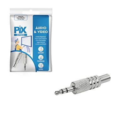 Imagem de PIX Plug P2 Estereo - Metalico - Kit Com 2 Plugs