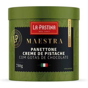 Imagem de Panetone La Pastina Pistache Com Gotas De Chocolate 750G