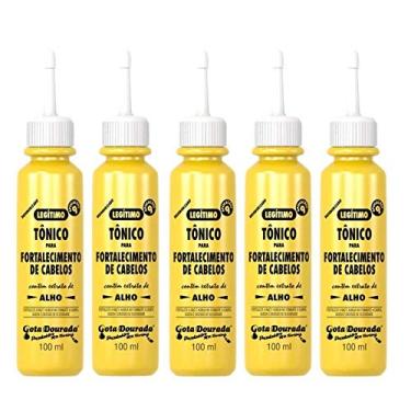 Imagem de KIT 05 TÔNICO GOTA DOURADA FORTALECIMENTO DE CABELOS 100ML