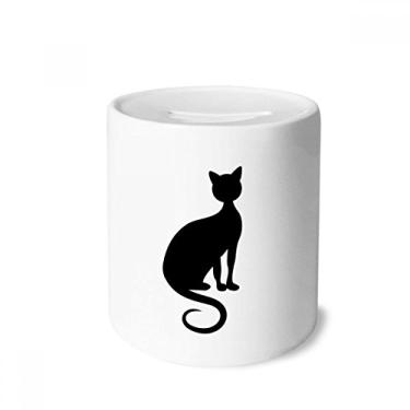 Imagem de DIYthinker Caixa de dinheiro elegante com desenho de animal e caixa de cerâmica com porta-moedas para presente