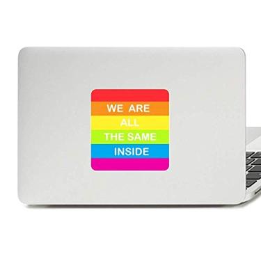Imagem de Adesivo arco-íris gay lésbica transgênero lGBT decalque vinil paster laptop decoração PC