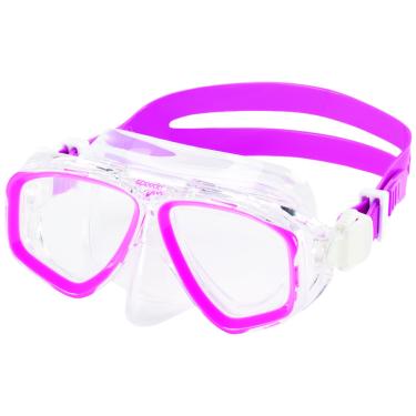 Imagem de Speedo Máscara de mergulho unissex infantil anti-nevoeiro com capa de nariz série Adventure