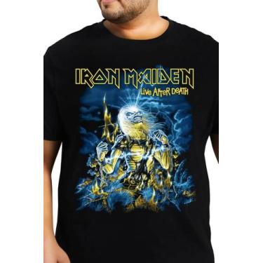 Imagem de Camiseta Iron Maiden Live After Death Oficial Do Rock - Consulado Do R
