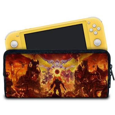 Imagem de Case Compatível Nintendo Switch Lite Bolsa Estojo - Doom - Pop Arte Sk