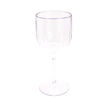 Imagem de Kit 40 Taças De Vinho De Acrílico Cristal e Sólida de 260ml P/Festas/Comemorações Cor:Cristal