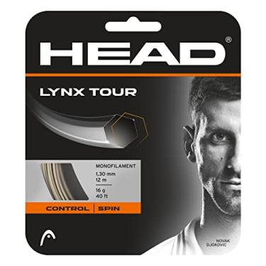 Imagem de HEAD Conjunto de cordas de raquete de tênis Lynx Tour 101 cm - corda de raquete de monofilamento calibre 16