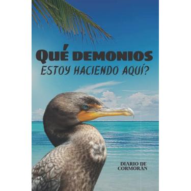 Imagem de Que demonios estoy haciendo aqui ?: Diario, gracioso cuaderno forrado para abanico cormorán