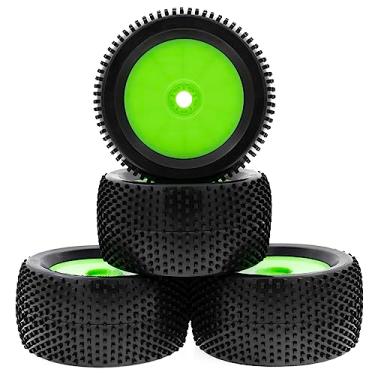 Imagem de Daconovo 4 Pcs 140 * 70 * 78mm Off Road Buggy Pneus Roda 17mm Hex Hubs Substituição para Nitro HPI HSP BAZOOKA CAMPER Kyosho ZD 1/8 Acessórios de atualização do carro de controle remoto