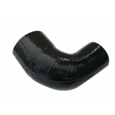 Imagem de JOIUYOLJ Mangueira de cotovelo de redução de 90 graus ID 1,8 a 8.0 cm (46 mm a 80 mm) para tubo de admissão de ar direto universal Turbo Intercooler reforçado 4 camadas 5,4 mm (90D-ID46-80)