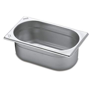 Imagem de Conjunto de Cubas 20 peças Tramontina GN 1/4 em Aço Inox sem Alças Profundidade 40 mm - Aço 304