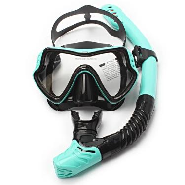 Imagem de Máscara de mergulho profissional Snorkel Óculos Óculos de natação Tubo Set para Adulto  Unisex  Novo