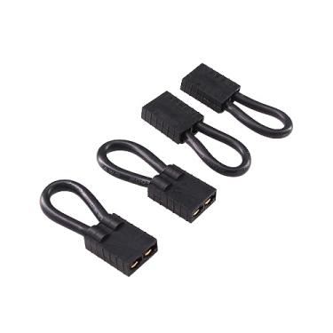 Imagem de rflaueo 4pcs Loop Connector Compatible with TRX Female Jumper Shorting Plug 12awg Battery Eliminator Adapter SCT(E116-4)