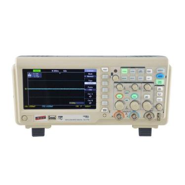 Imagem de Osciloscópio Digital 2 Canais 100Mhz 2Ch 1Gsa/s 40Kpt Software Hold Auto Teste Usb Od-2750 Portátil Com Certificado
