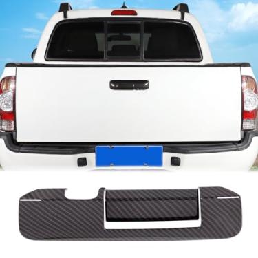 Imagem de Aunginsy Acabamento da tampa do puxador da porta do porta-malas traseiro compatível com Toyota Tacoma 2006-2015 Tampa da maçaneta da porta traseira do carro Tampa do puxador da porta traseira do