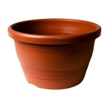 Imagem de 5 Vasos para plantas Cuias 18 Funda E Alta De 1,7 L Rosa Do Deserto pe