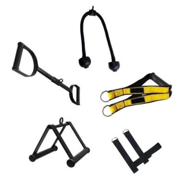 Imagem de Kit Pux Corda E Neutro 60 Cm E Triângulo E Glúteo E Nylon - Rei do Fit