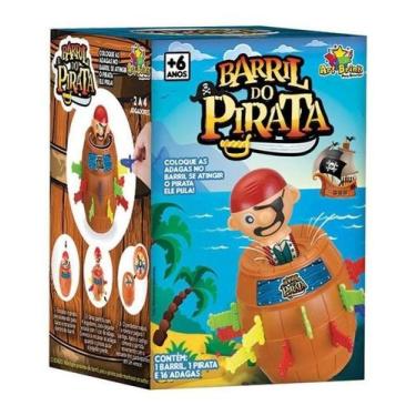 Imagem de Jogo De Mesa Barril Pirata Médio Art Brink
