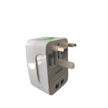 Imagem de Tomada adaptador carregador notebook viagem universal america paises a