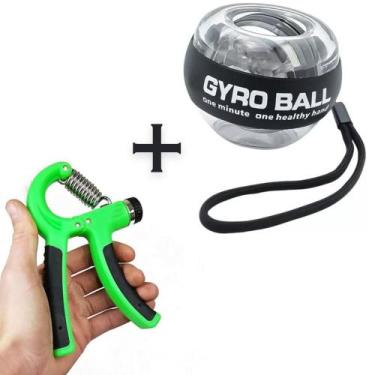 Imagem de Hand Grip Strength Trainer + Power Ball Powerball Fitness - hOME E mOR