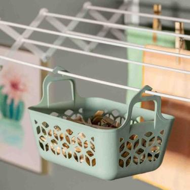 Imagem de Cesto Para Prendedor De Roupas Cesto Multiuso Plástico UZ - Uz Utilida