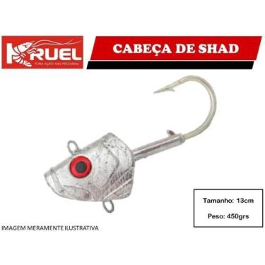 Imagem de Isca Cabeça De Shad Kruel 450g - C/ Anzol - Pesca De Garoupa
