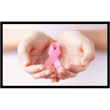 Imagem de Quadro Decorativo Medicina Médicos Conscientização Câncer De Mama Cons