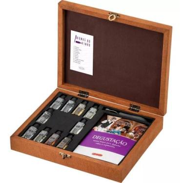 Imagem de Kit Aromas De Vinho Espumante 10 tipos sommelier Degustação - Boccati
