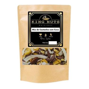 Imagem de Mix Agridoce de Castanhas Simples com Coco 500gr King Nuts