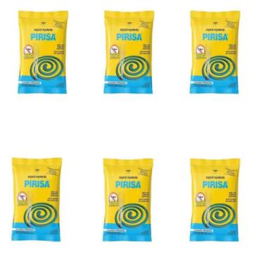 Imagem de 06 pacotes Repelente Espiral Pirisa Elimina Mosquitos - NoBrand