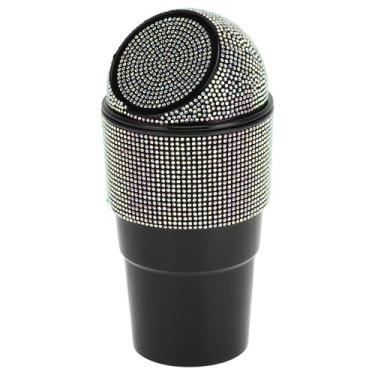 Imagem de TUCKBOLD Caixote do lixo portátil dos bancos dianteiros do carro, cores sortidas, 1 peça, 9,9 cm, comprimento, 7,1 cm, largura 20 cm de altura, plástico