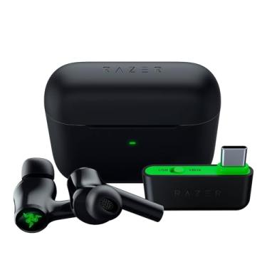 Imagem de Fones de Ouvido para jogos multiplataforma sem fio Razer Hammerhead HyperSpeed ​​para Xbox Series X | S, Xbox One, PC, celular Mic cancelamento de ruído - Bluetooth 5.2 - RGB Chroma - Bateria 30 hs