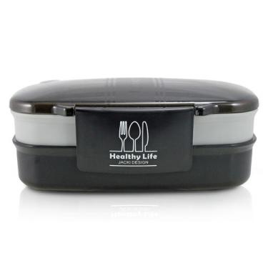Imagem de Pote de Marmita Hermetico com 2 Andares 1200ml - Jacki Design