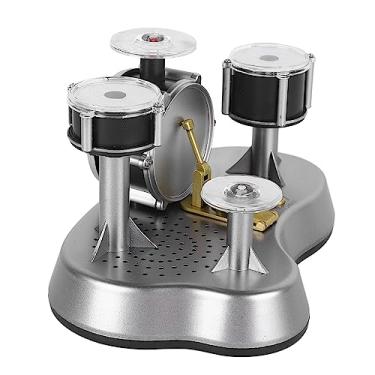 Imagem de Conjunto de Tambor de Dedos Portátil Plástico Fácil de Reproduzir Sons de Tambor de Dedos de Dedo Home Decoração Kit de Tambor de Mesa de Mesa Mini Instrument [Prática Ao Ar