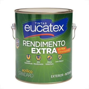 Imagem de Tinta latex eucatex rendimento extra branco 3600ml