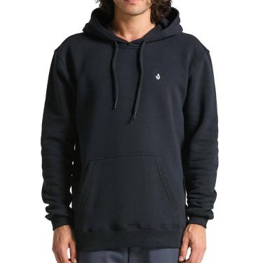Imagem de Moletom Volcom Canguru Single Stone WT25 Masculina Preto