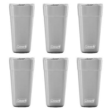 Imagem de Kit com 6 Copos Térmicos com Tampa 600ml Inox Coleman