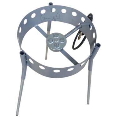 Imagem de Fogareiro Desmontável Gás e Álcool para Tachos Disco de Arado - Grupo 