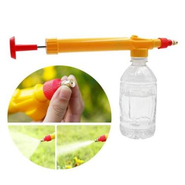 Imagem de Kit 10 Pulverizador Garrafa Pet Borrifador Manual - Fertak, Amarelo