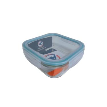 Imagem de Pote De Vidro Hermético Quadrado 1200 Ml - Ad