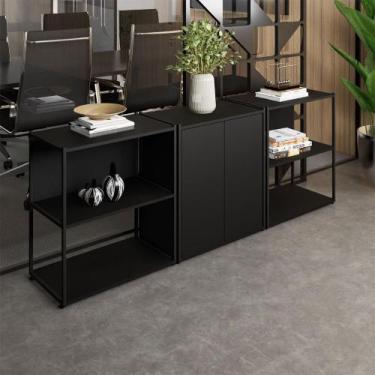 Imagem de Armário para Escritório e 2 Estantes Industriais F5 Office - F5 Office