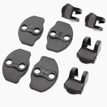 Imagem de Para Tesla Model 3 Model Y 2016-2025 Acessórios Protetor de Fechadura de Porta Tampa Tampa Tampa Travas Capas Proteção de Atualização Interior (Modelo 3 2016-2023 8PCS)